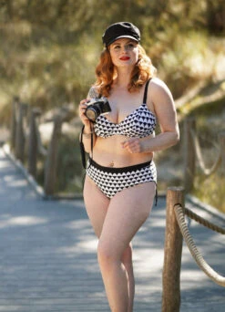 ANITA Bikini-Top "Olivia" | Schwarz-weiß