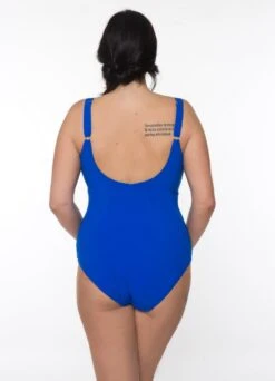Badeanzug Mit Unterbrustband "Revolutional" | Blau -Miracle Woman Verkäufe Revolutional Badeanzug blau back min 1280x1280