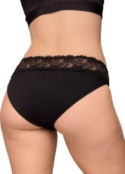 Periodenslip "Rose" | Schwarz -Miracle Woman Verkäufe Rose Periodenslip Shop hinten minQRAVzJXq296pP 1280x1280