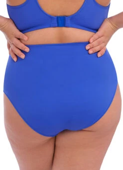 ELOMI Bikini-Slip Hoch "Saphir" | Blau -Miracle Woman Verkäufe Saphir Bikinislip Shopbild hinten min 1280x1280