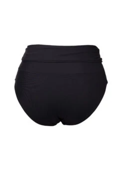 Highwaist Slip Gerafft "Skyla" | Schwarz -Miracle Woman Verkäufe Skyla Highwaist umgeschlagen Freisteller hinten 1280x1280