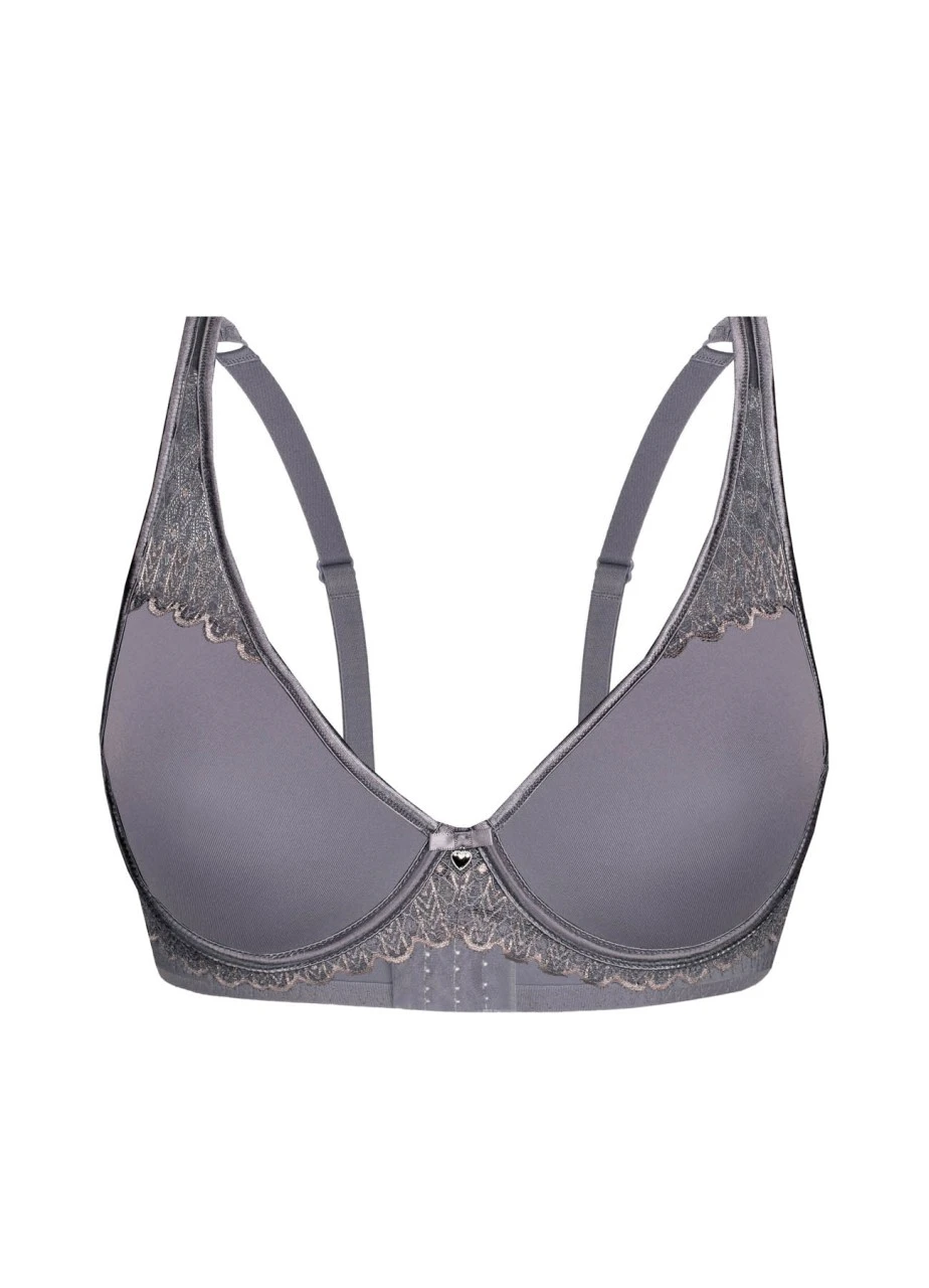 Spacer-BH Mit Bügeln "Penelope" | Grau 4 Spacer-BH Mit Bügeln "Penelope" | Grau – Bild 2