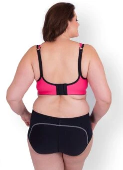 Sport-BH Ohne Bügel "Movement" | Pink -Miracle Woman Verkäufe Sport BH ohne B gel Movement pink back 1280x1280