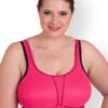 Sport-BH Ohne Bügel "Movement" | Pink -Miracle Woman Verkäufe Sport BH ohne B gel Movement pink front1 1280x1280
