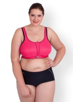 Sport-BH Ohne Bügel "Movement" | Pink -Miracle Woman Verkäufe Sport BH ohne B gel Movement pink front2 1280x1280