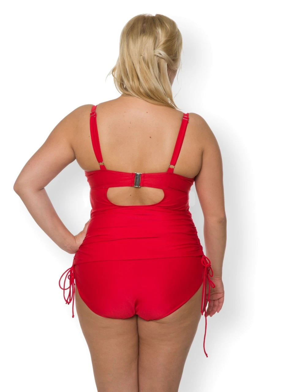 Tankini Top Mit Bügeln "Swim" | Rot 7 Tankini Top Mit Bügeln "Swim" | Rot – Bild 5
