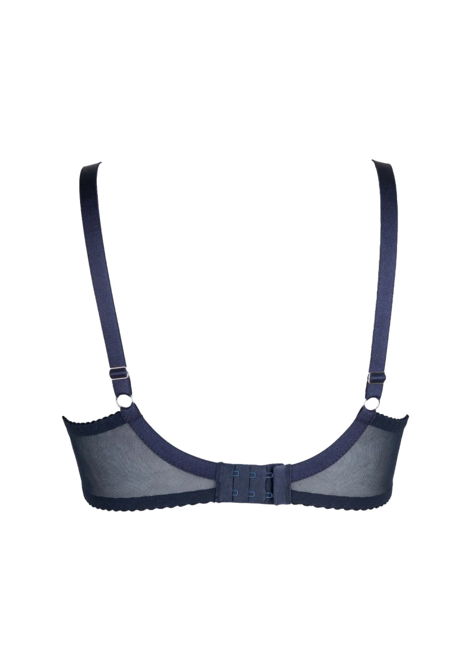 Bügel-BH Mit Halbschale "Tulip" | Navy 5 Bügel-BH Mit Halbschale "Tulip" | Navy – Bild 3