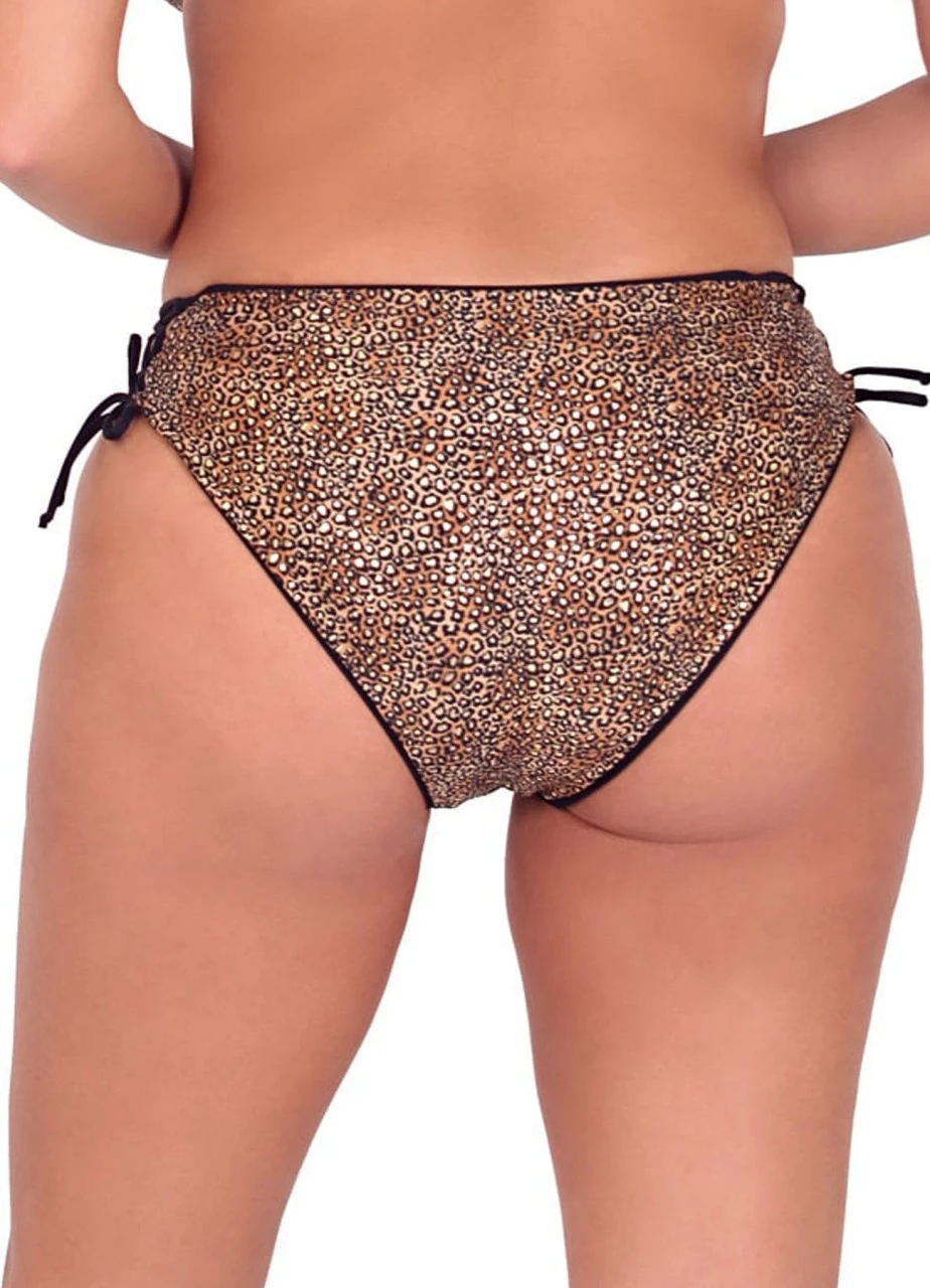 Bikini Slip "Amara" | Braun / Schwarz 5 Bikini Slip "Amara" | Braun / Schwarz – Bild 3