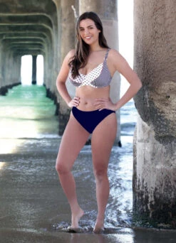 Bikini Top "Barbados Sailor Girl" | Marine / Weiß / Rot -Miracle Woman Verkäufe barbados sailor girl dunkle hose 2 1280x1280