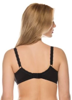 Minimizer-BH Mit Bügel "Fabrice" | Schwarz -Miracle Woman Verkäufe bh top schwarz fabrice hinten 1280x1280