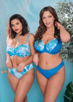 Bikini Slip "Leaves" | Türkis -Miracle Woman Verkäufe bikini leaves 3 1280x1280