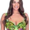 Bikini Top Mit Softschalen "Jane" | Grün / Mehrfarbig -Miracle Woman Verkäufe bikini top jane miracle woman vorne 1280x1280