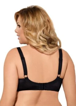 Bügel-BH Mit Halbschalen "Bellami" | Schwarz -Miracle Woman Verkäufe buegel bh bellami schwarz hinten 1280x1280