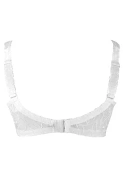 Bügel-BH Mit Genähten Cups "Delia" | Weiß -Miracle Woman Verkäufe buegel bh mit genaehten cups delia weiss hinten 1280x1280