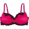Bügel-BH "Cora" | Pink / Schwarz -Miracle Woman Verkäufe buegel bh top pink cora 1280x1280