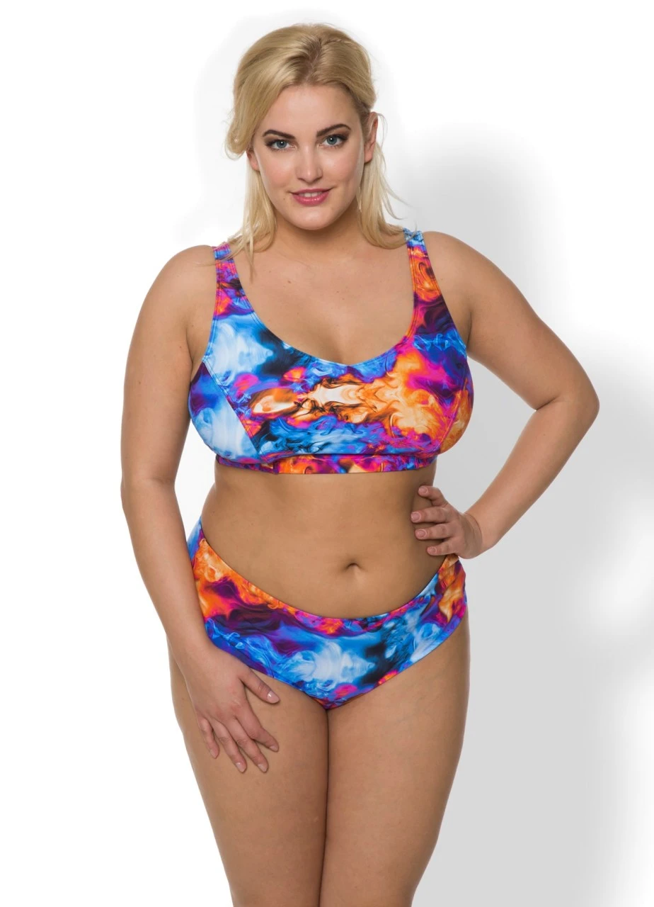 Bikinitop "Holi Festival" | Multicolor / Schwarz 6 Bikinitop "Holi Festival" | Multicolor / Schwarz – Bild 4