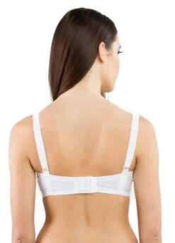 Bügel-BH "Merci Chic" | Weiß / Flieder -Miracle Woman Verkäufe miracle woman merci chic weiss back 1280x1280