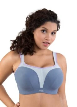 Panache Sport-BH Mit Bügel | Grau -Miracle Woman Verkäufe sport bh top grau panache posing2 1280x1280